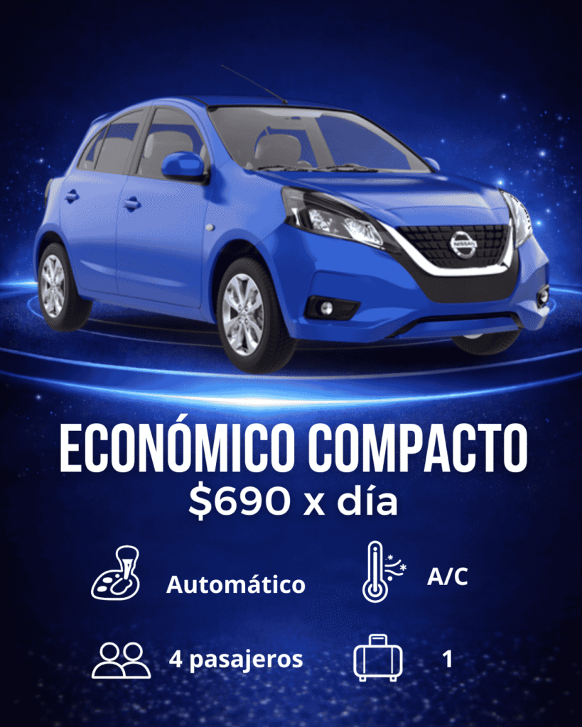 Rentar auto económico compacto Yucatan