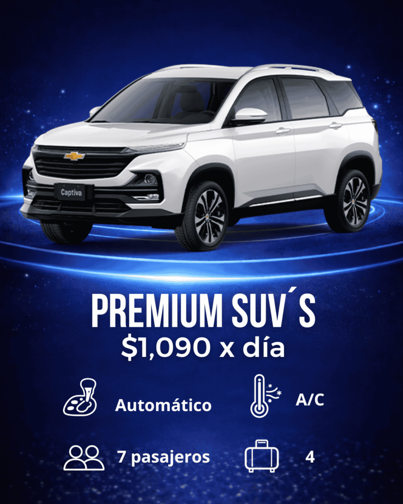 Rentar auto suvs Yucatan